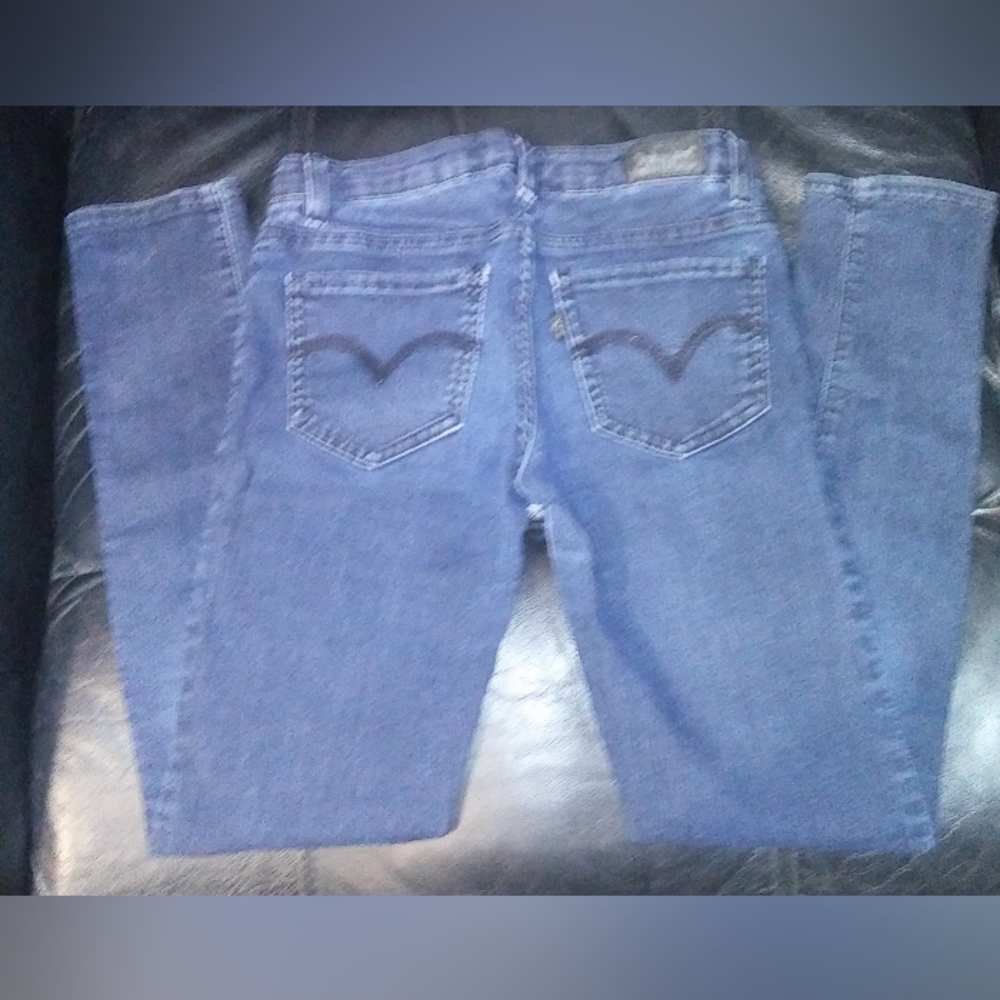 "Levi's" Girl's Stretchy Denim Blue Jean Legging Skinny Jeans